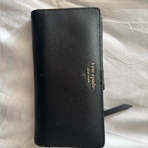 Kate Spade Black Leather Wallet